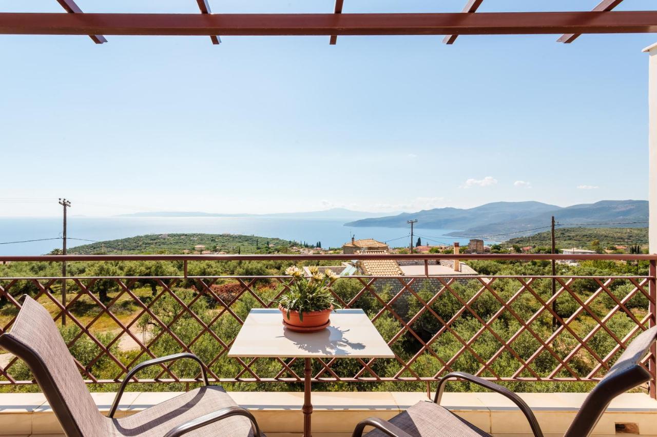 Villa Armonia, Sunset View And Relaxing Beach Vibe Proástion Exterior foto